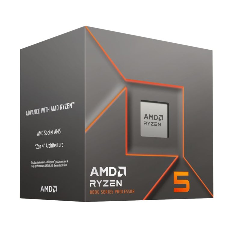 AMD RYZEN 5 8400F 6-Core 4.2GHZ AM5 CPU Grey