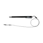 Port Designs Metallic Tip Stylus with 40cm Cable - Black Black