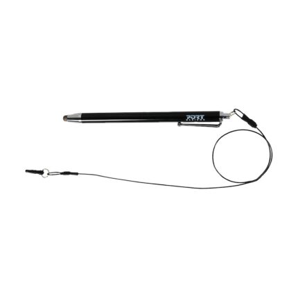Port Designs Metallic Tip Stylus with 40cm Cable - Black Black