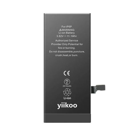 YIIKOO REPLACEMENT BATT IPHONE 6P Black