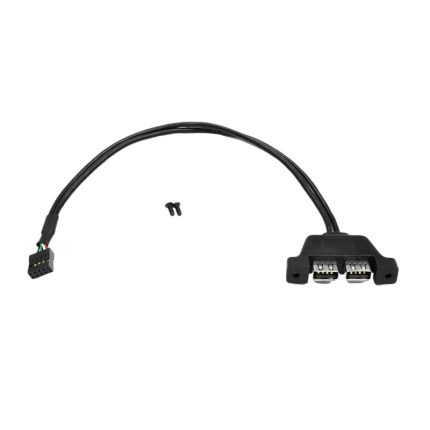 ASRock DESKMINI 2 x USB 2.0 Interface Adapter Cable Black