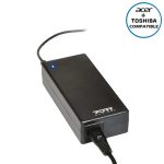 Port Connect 90W Notebook Adapter Acer and Toshiba Black