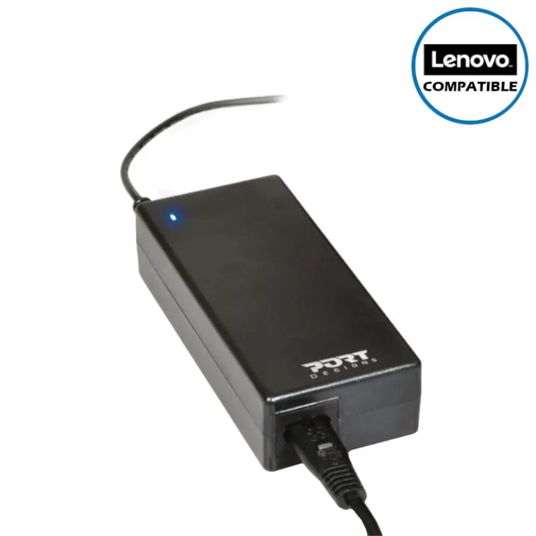 Port Connect 90W Notebook Adapter Lenovo Black