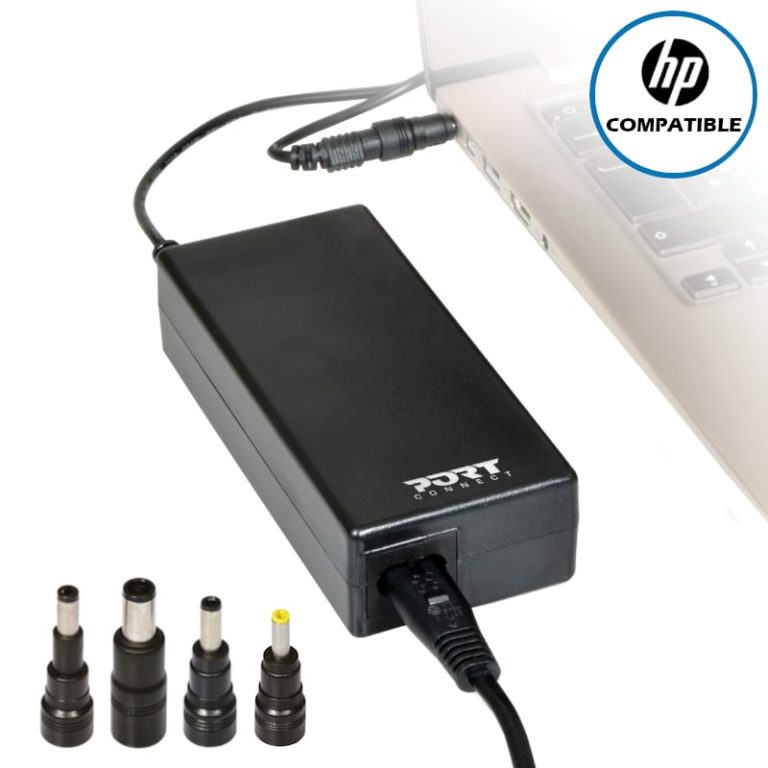 Port Connect 65W Notebook Adapter HP Black