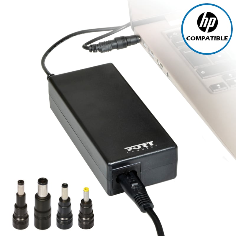 Port Connect 65W Notebook Adapter HP Black