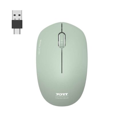 Port Connect MOUSE COLLECTION II WIRELESS Olive Olive