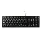 Port Connect Office Budget Wired Keyboard-Black Black