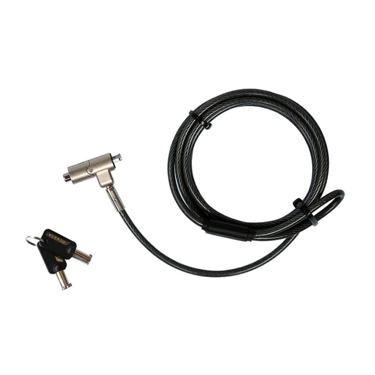 Port Connect 1.5mm Nano Slot Cable Lock Black