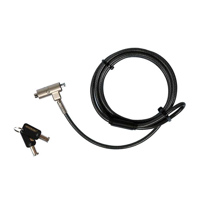 Port Connect 1.5mm Nano Slot Cable Lock Black