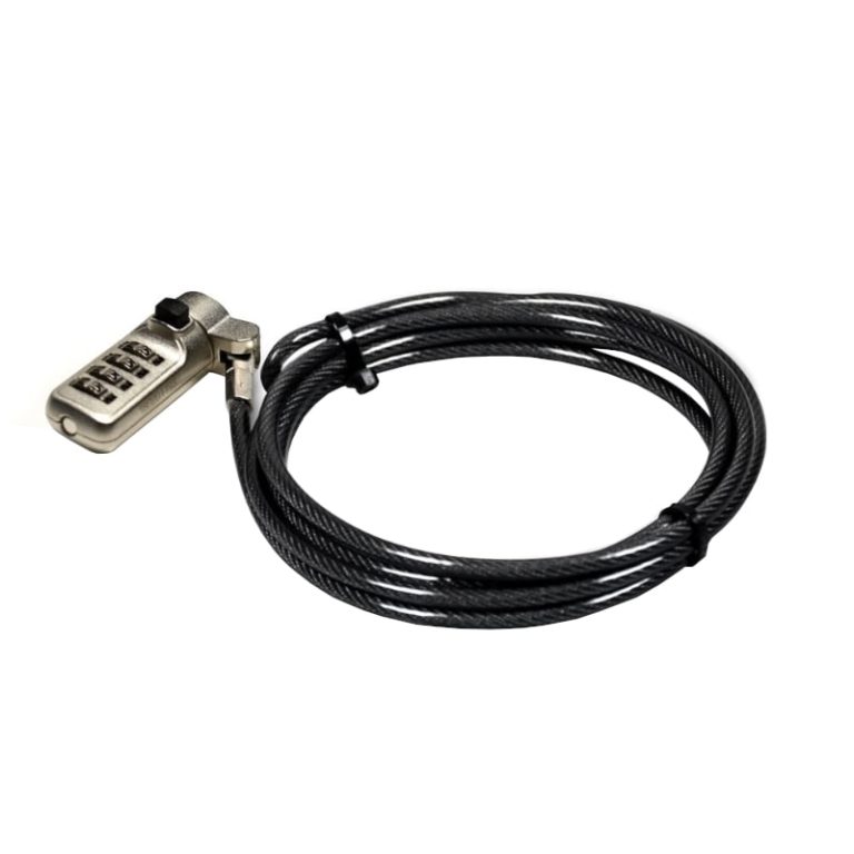 Port Connect Nano Slot Security Combination Cable Silver