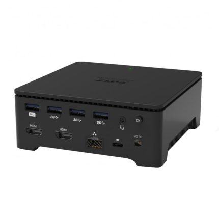 Port USB Type-C and Type-A Docking Station 2 X 4K Display Black
