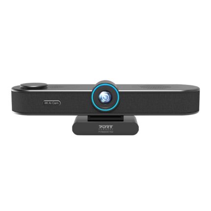 Port Connect All-in-one Conference Cam regroups camera + microphone + speaker 4k@30Hz Black