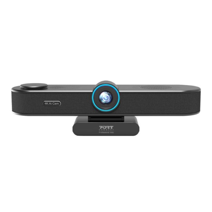 Port Connect All-in-one Conference Cam regroups camera + microphone + speaker 4k@30Hz Black