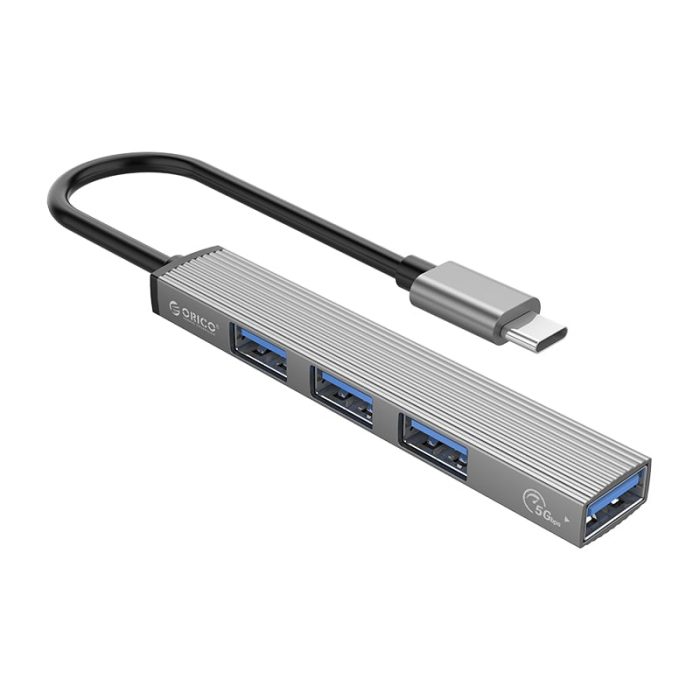 ORICO 4 Port USB-C HUB 1XUSB3.0 2XUSB2.0 Space Grey