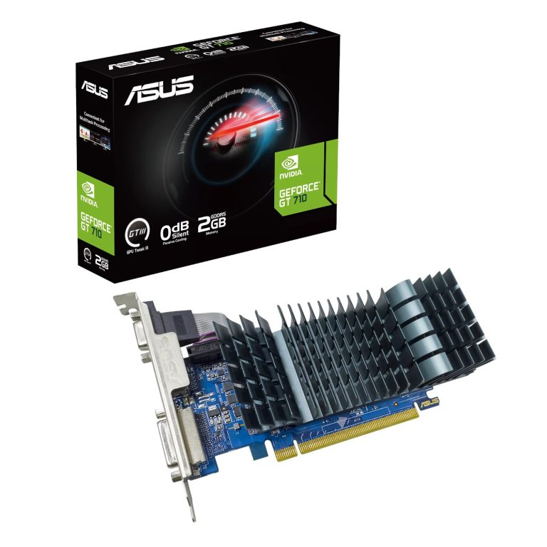 Asus GeForce GT 710 2GB GDDR5 EVO Graphics Card Blue