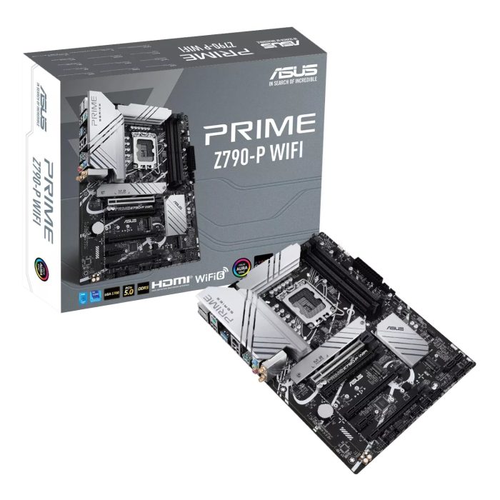 Asus PRIME Z790-P WIFI ATX Gaming Motherboard Black/Grey