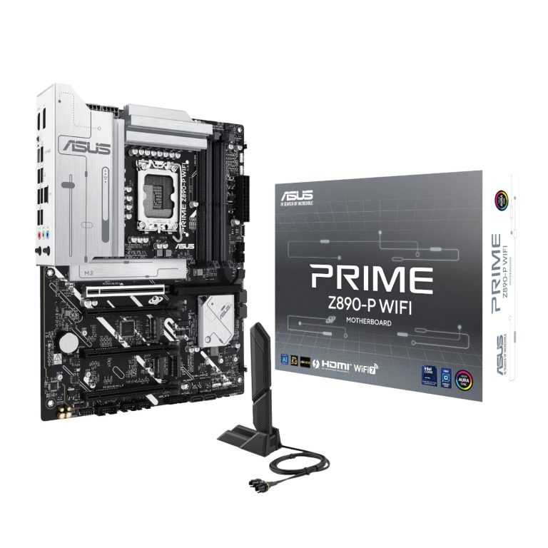 Asus PRIME Z890-P WIFI ATX Gaming Motherboard Black/Grey