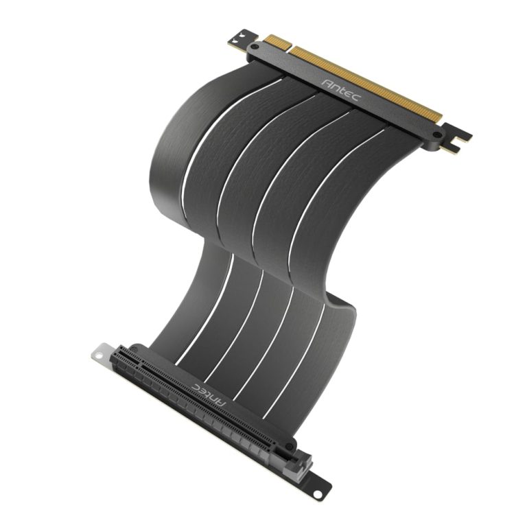 Antec GPU Riser Cable PCIE 4.0 Black (200mm) Black