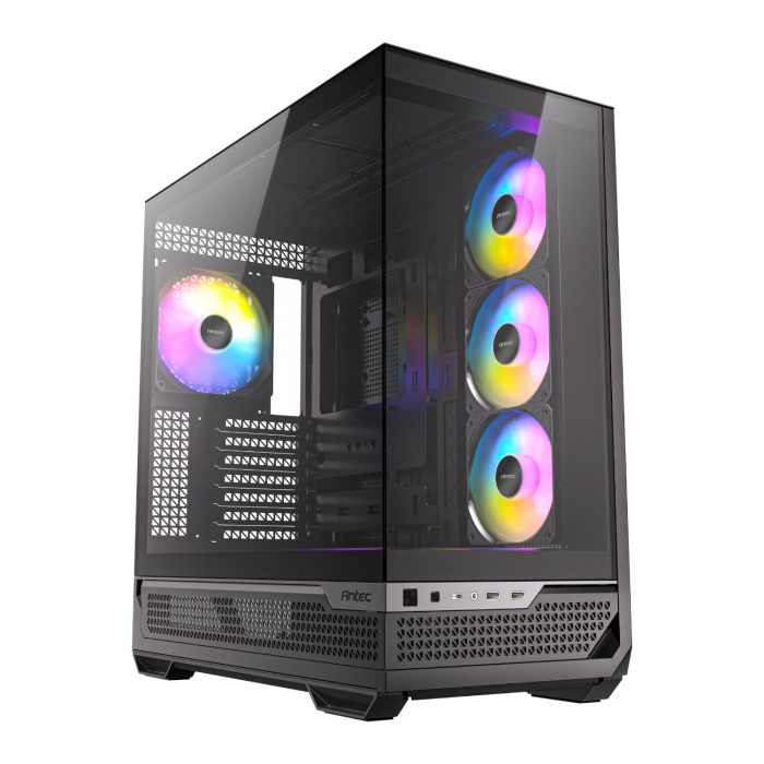 Antec C7 ARGB E-ATX Mid Tower Gaming Chassis – Black Black