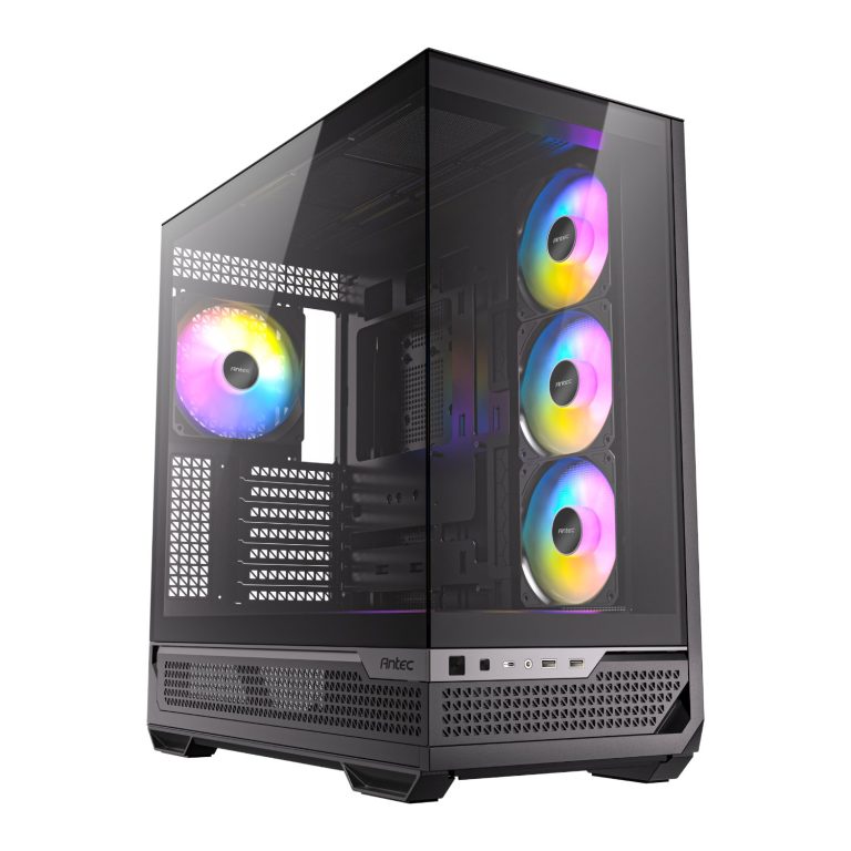 Antec C7 ARGB E-ATX Mid Tower Gaming Chassis – Black Black