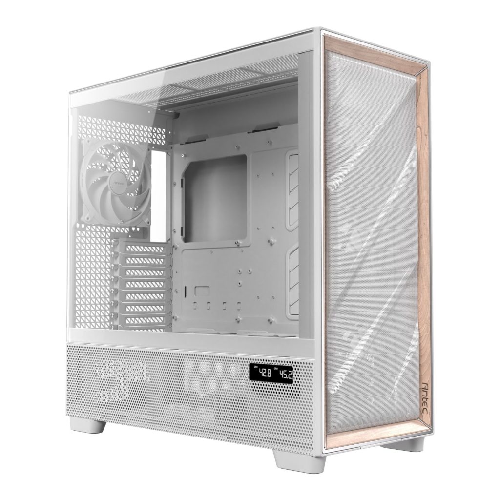 Antec FLUX PRO E-ATX Full Tower Gaming Chassis – White White
