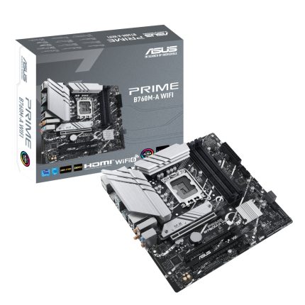 Asus PRIME B760M-A WIFI Intel LGA1700 M-ATX Motherboard Black