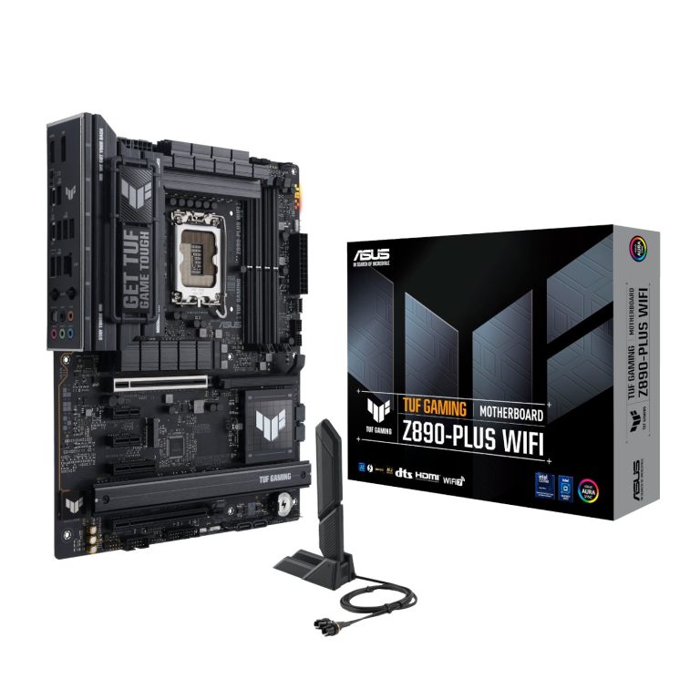 Asus TUF Gaming Z890-PLUS WIFI Intel LGA1851 ATX Gaming Motherboard Black