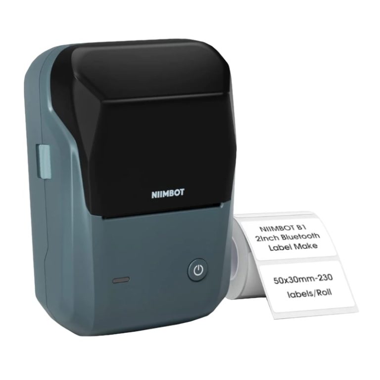 Niimbot B1 Portable Thermal Label Printer - Lake Blue Navy