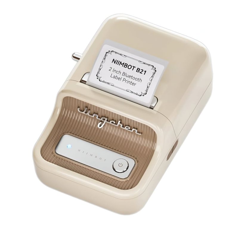 Niimbot B21 Portable Thermal Label Printer - Cream Cream