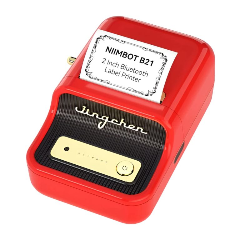 Niimbot B21 Portable Thermal Label Printer - Red Red