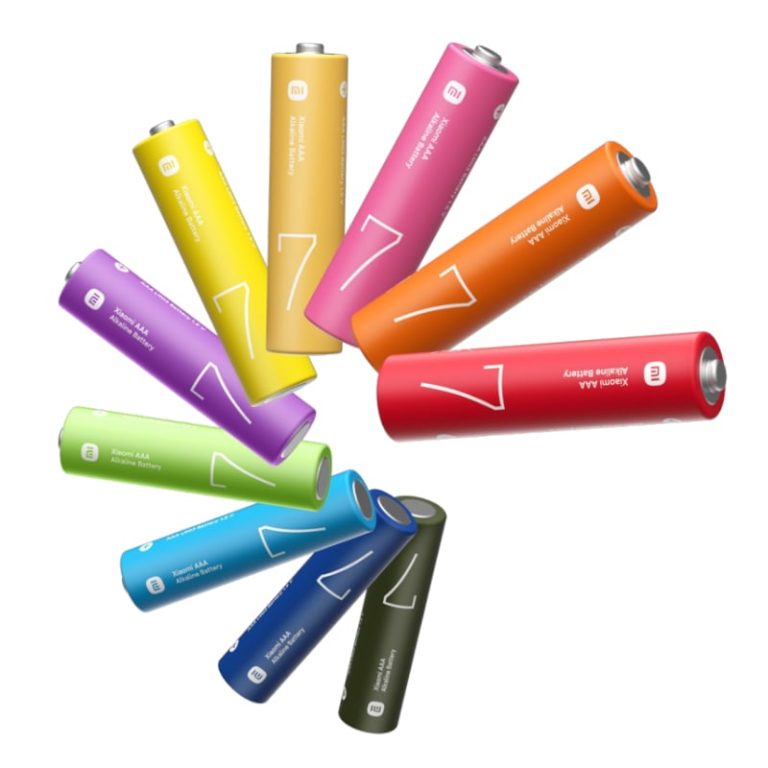 Xiaomi AAA Rainbow Batteries (10 Pack) Multicolour