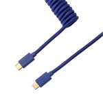 Keychron Coiled Aviator Blue Cable -