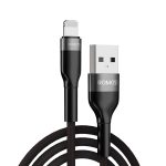 Romoss USB to Lightning 1m Cable Black Black/Grey
