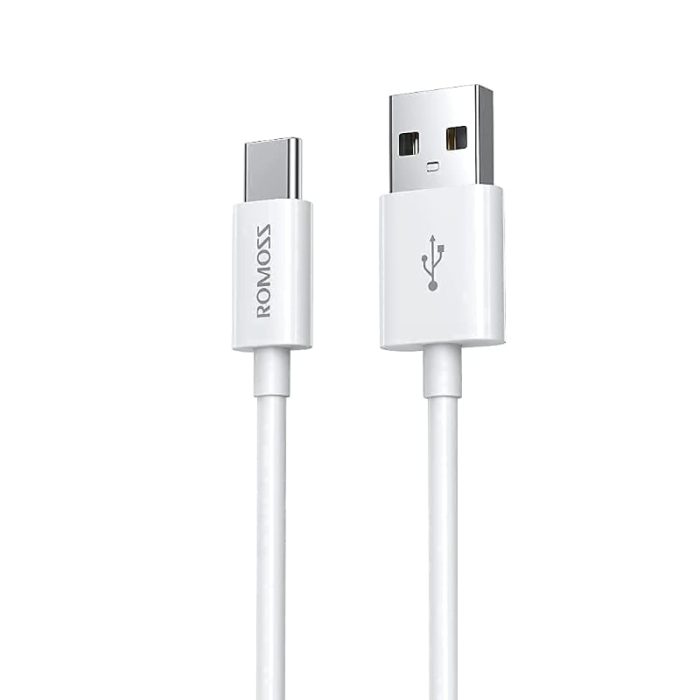 Romoss USB to Type-C 3A Cable - White White