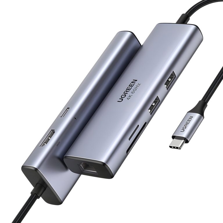 UGREEN Revodok 7-in-1 Type-C Hub Silver