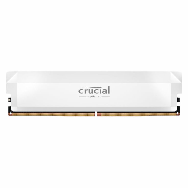 Crucial Pro Overclocking 16GB 6000Mhz DDR5 Desktop Memory White -