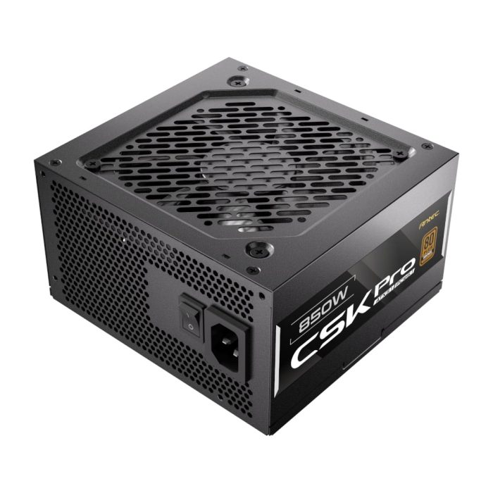 Antec CSK 850W Pro PCle5.1 Gen5 80 Plus Bronze Semi-Modular Power Supply Black