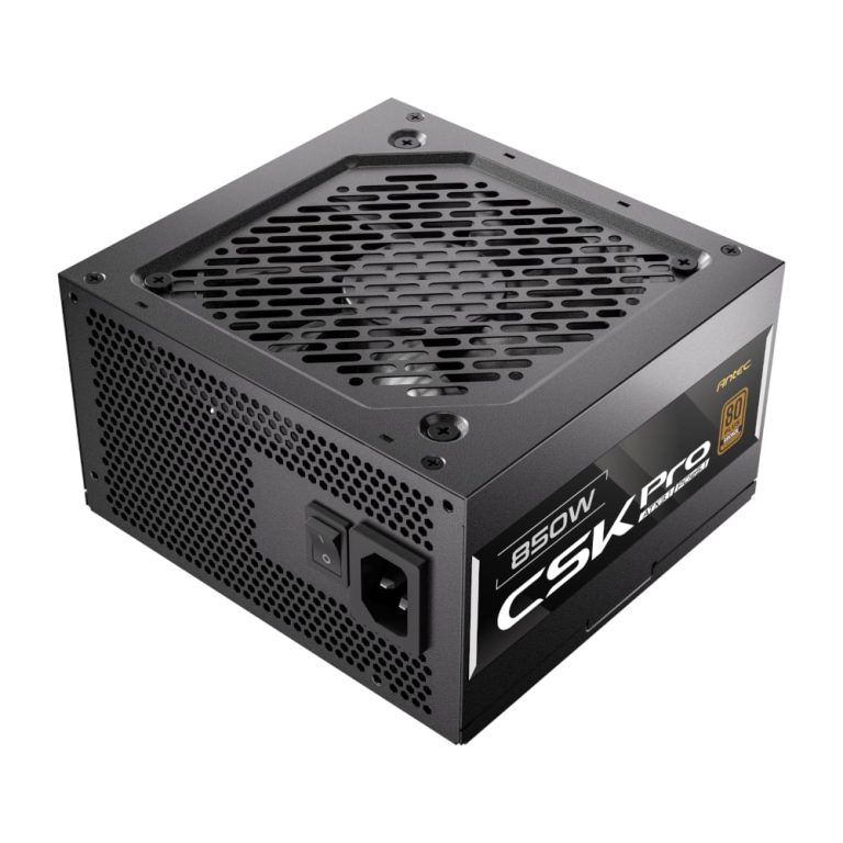 Antec CSK 850W Pro PCle5.1 Gen5 80 Plus Bronze Semi-Modular Power Supply Black