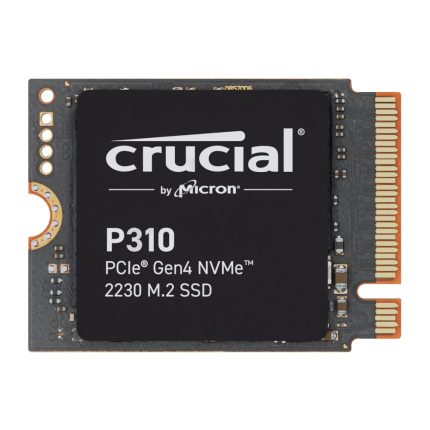 Crucial P310 2TB PCIe Gen4 2230 NVMe M.2 SSD Black