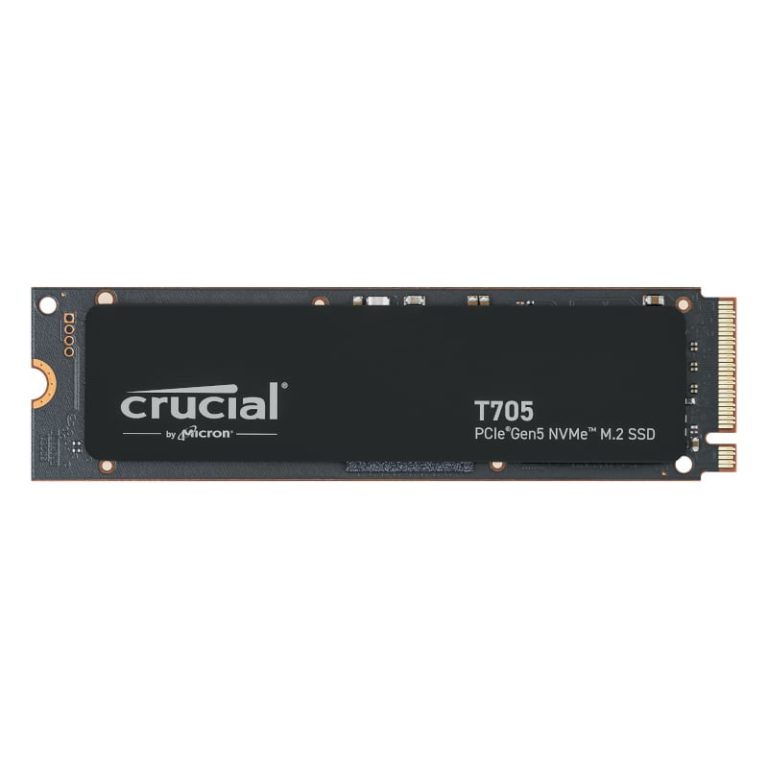 Crucial T705 2TB M.2 NVMe Gen5 NAND SSD Black