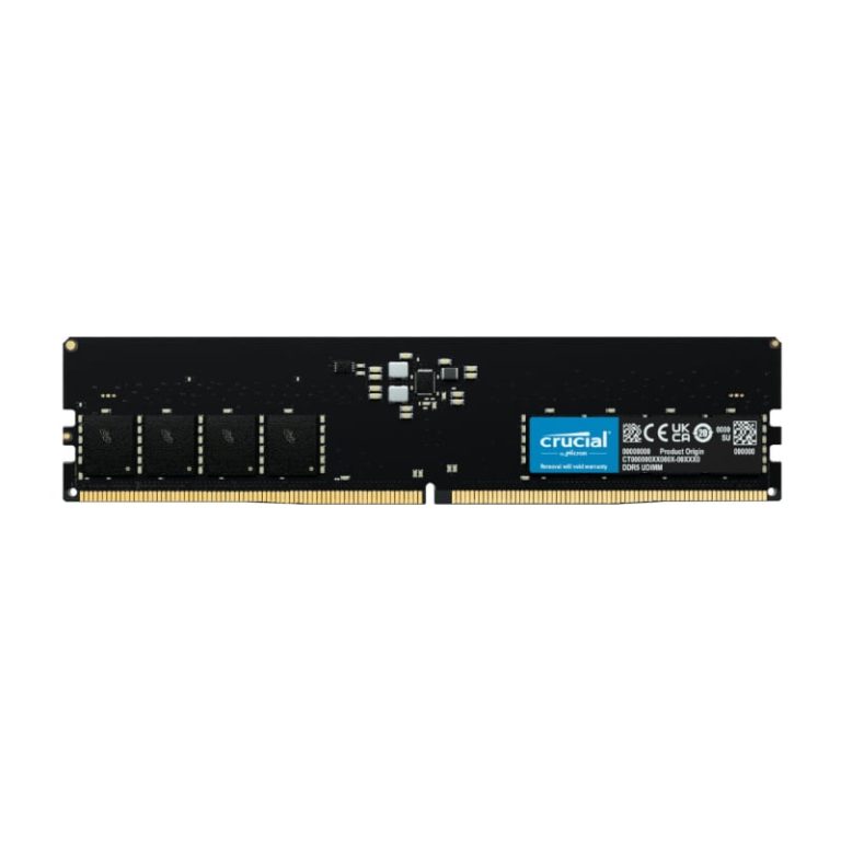 Crucial 32GB 4800MHz DDR5 Desktop Memory Black