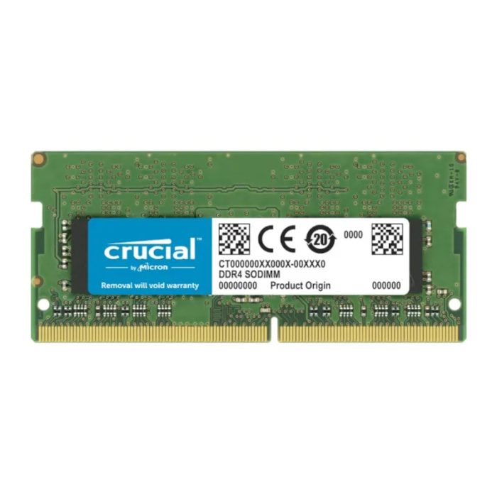 Crucial 32GB 3200MHz DDR4 Dual Rank SODIMM Notebook Memory Green