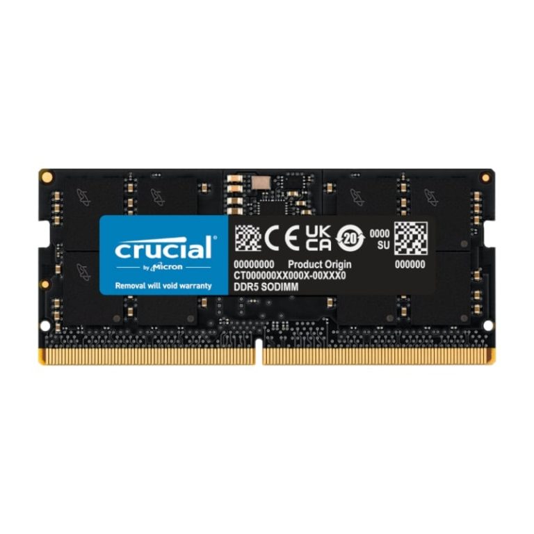 Crucial 32GB 5600MHz DDR5 SODIMM Notebook Memory -