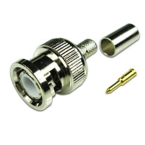 Folksafe CCTV BNC Male Crimp on 10 Pck -