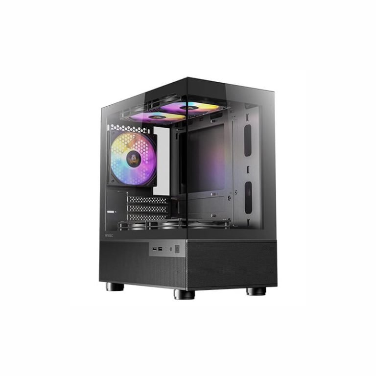 Antec CX200M Elite Micro-ATX | ITX RGB Mini-Tower Gaming Chassis - Black -