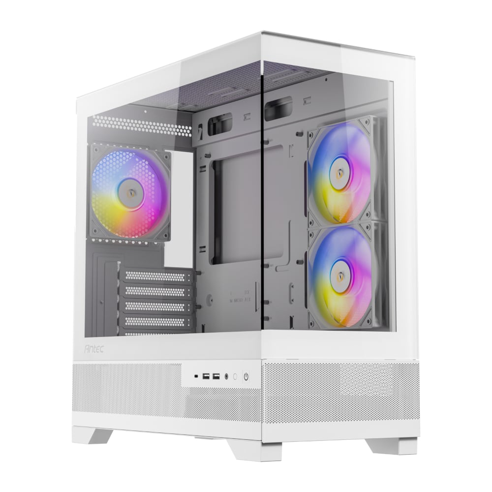 Antec CX500M Micro-ATX | ITX RGB Mini-Tower Gaming Chassis Type-C - White White