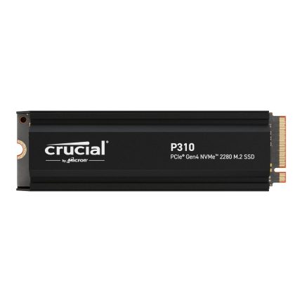 Crucial P310 1TB M.2 NVMe SSD with Heatsink Black