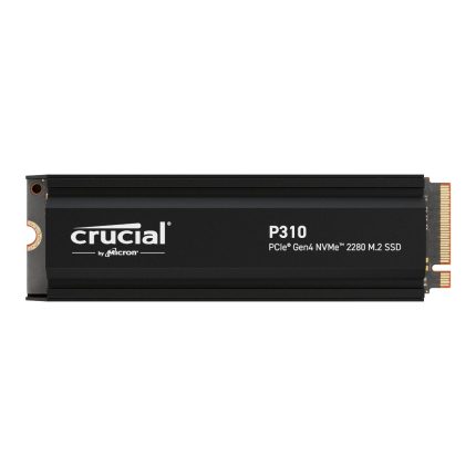 Crucial P310 2TB M.2 NVMe SSD with Heatsink Black