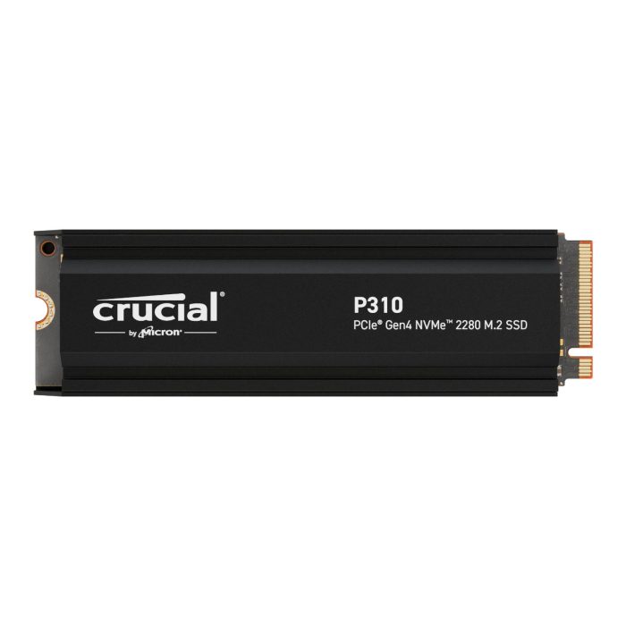 Crucial P310 2TB M.2 NVMe SSD with Heatsink Black