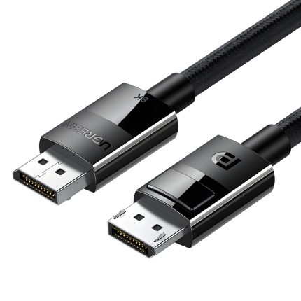 UGREEN DP114 8K DisplayPort Male to Male Braided Cable 2m Black